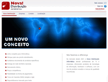 Tablet Screenshot of novadistribuicao.inf.br